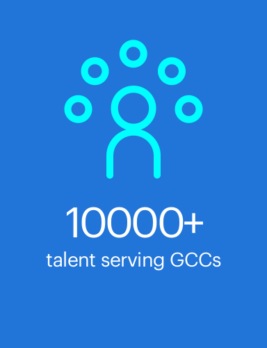 10000+  talent serving GCCs