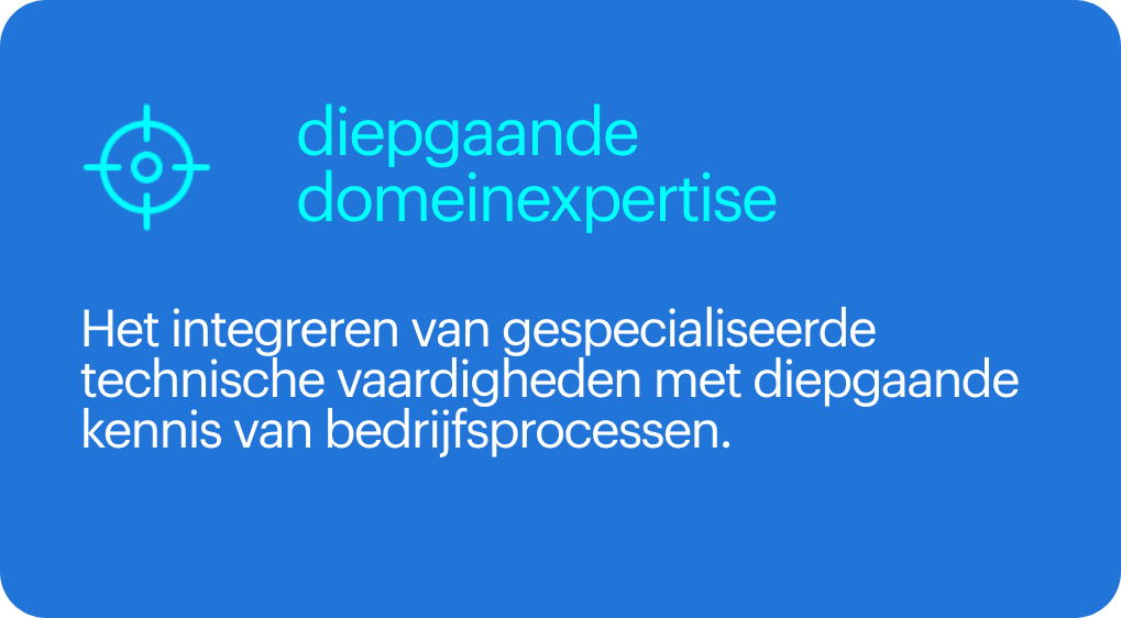 diepgaande domeinexpertise
